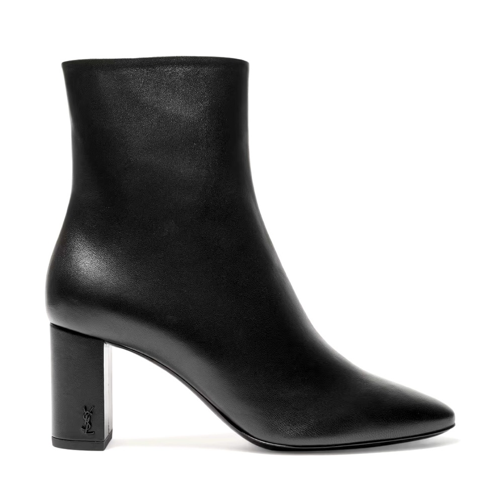 Saint Laurent Lou leather ankle boots 38